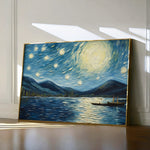 Landscape 058 Canvas Art 18" x 24" / 45 x 60 cm / Black