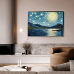 Landscape 058 Canvas Art 18" x 24" / 45 x 60 cm / Black
