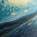 Landscape 058 Canvas Art 18" x 24" / 45 x 60 cm / Black