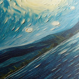 Landscape 058 Canvas Art 18" x 24" / 45 x 60 cm / Black