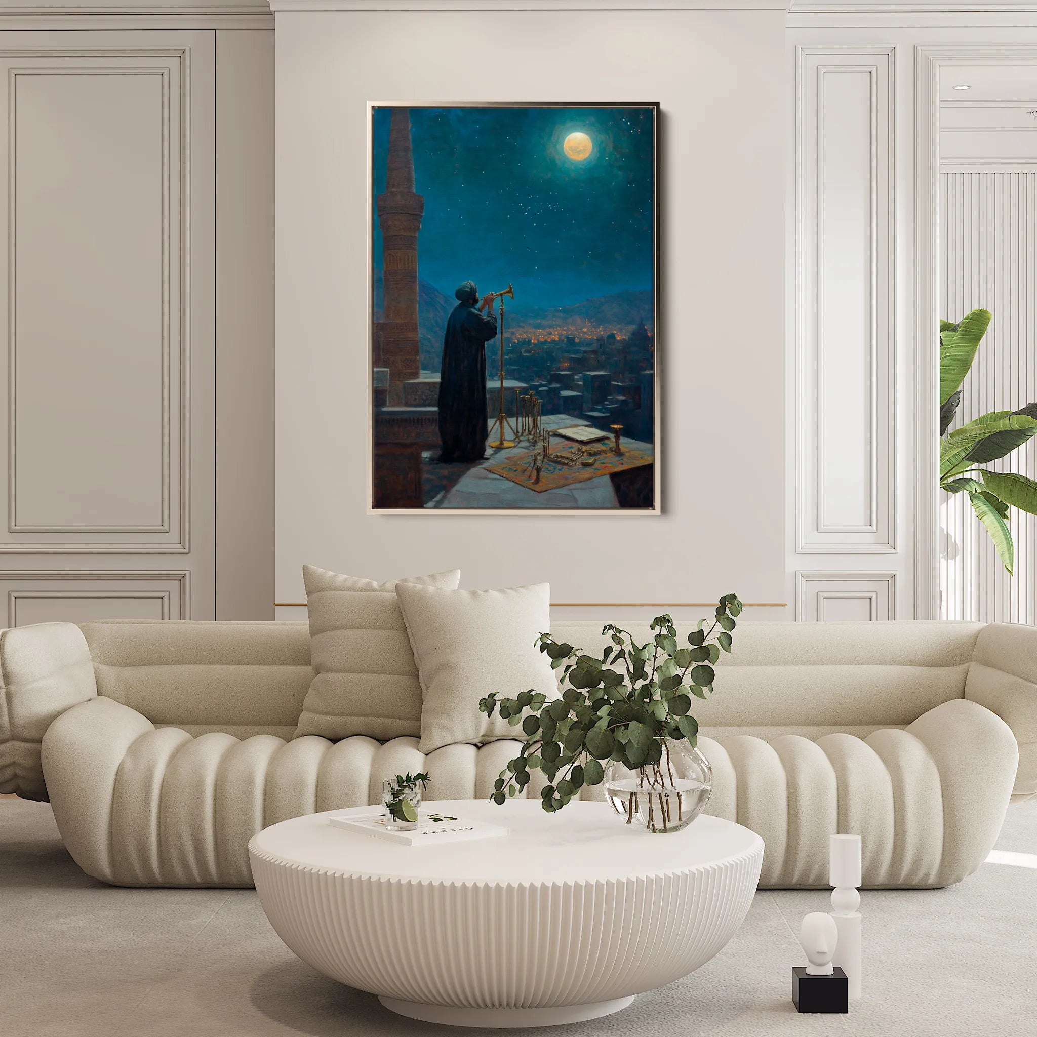 Orientalist 058 Canvas Art 18" x 24" / 45 x 60 cm / Black