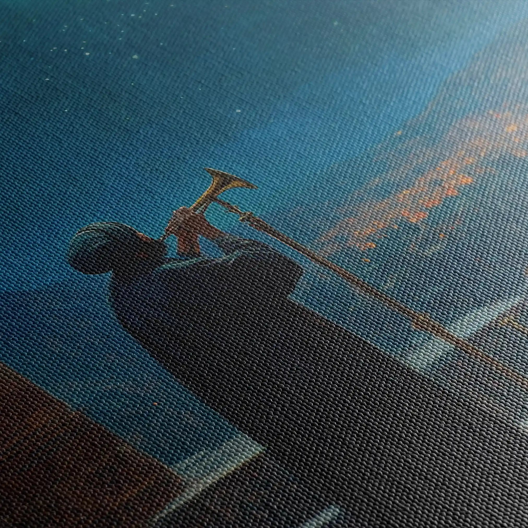 Orientalist 058 Canvas Art 60 x 40 cm / Black
