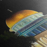 Palestine 058 Canvas Art 60 x 40 cm / Black