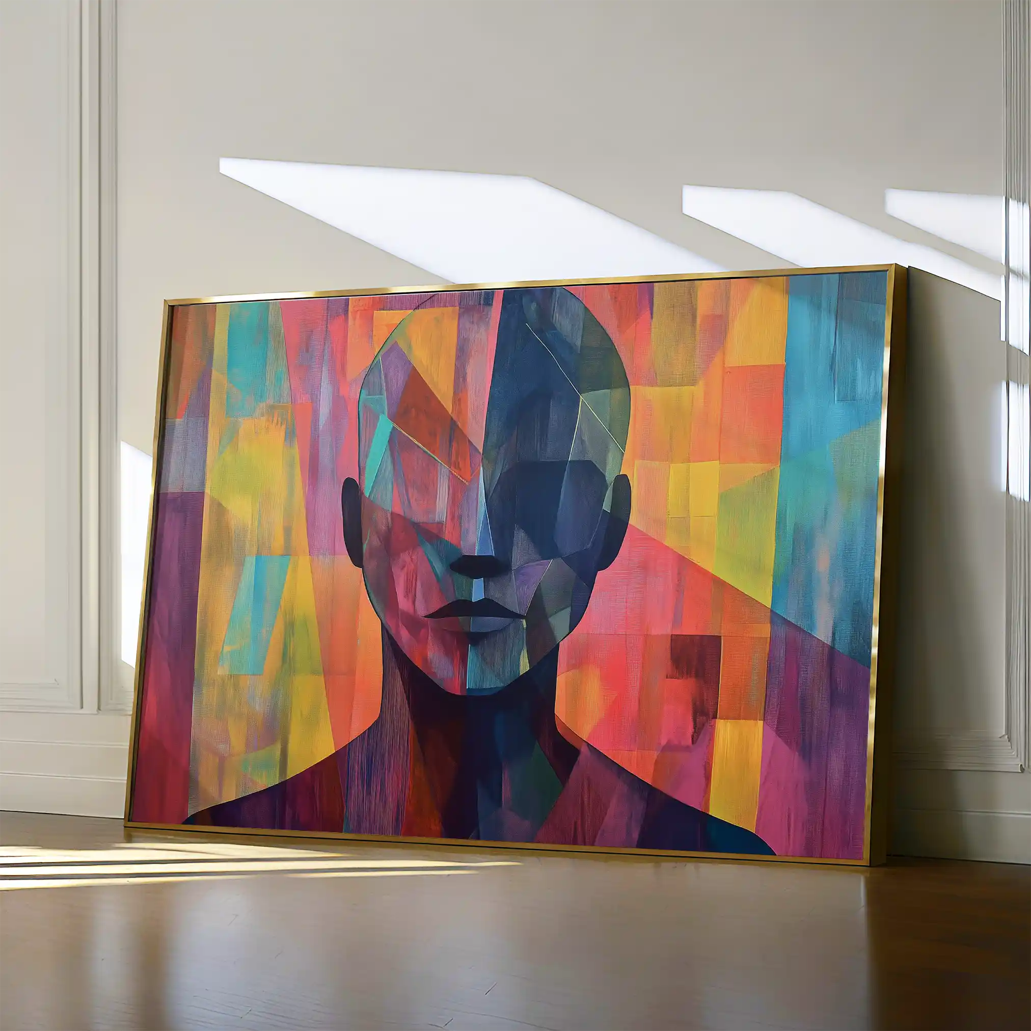 Portrait 058 Canvas Art 60 x 40 cm / Black