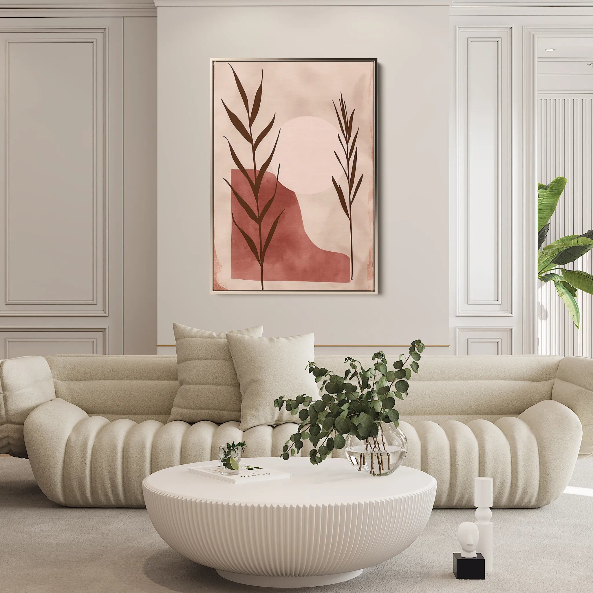 Boho 059 Canvas Art 18" x 24" / 45 x 60 cm / Black