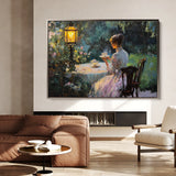 Classic 059 Canvas Art 18" x 24" / 45 x 60 cm / Black