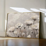 Floral 059 Canvas Art 18" x 24" / 45 x 60 cm / Black