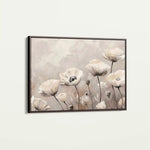 Floral 059 Canvas Art 60 x 40 cm / Black