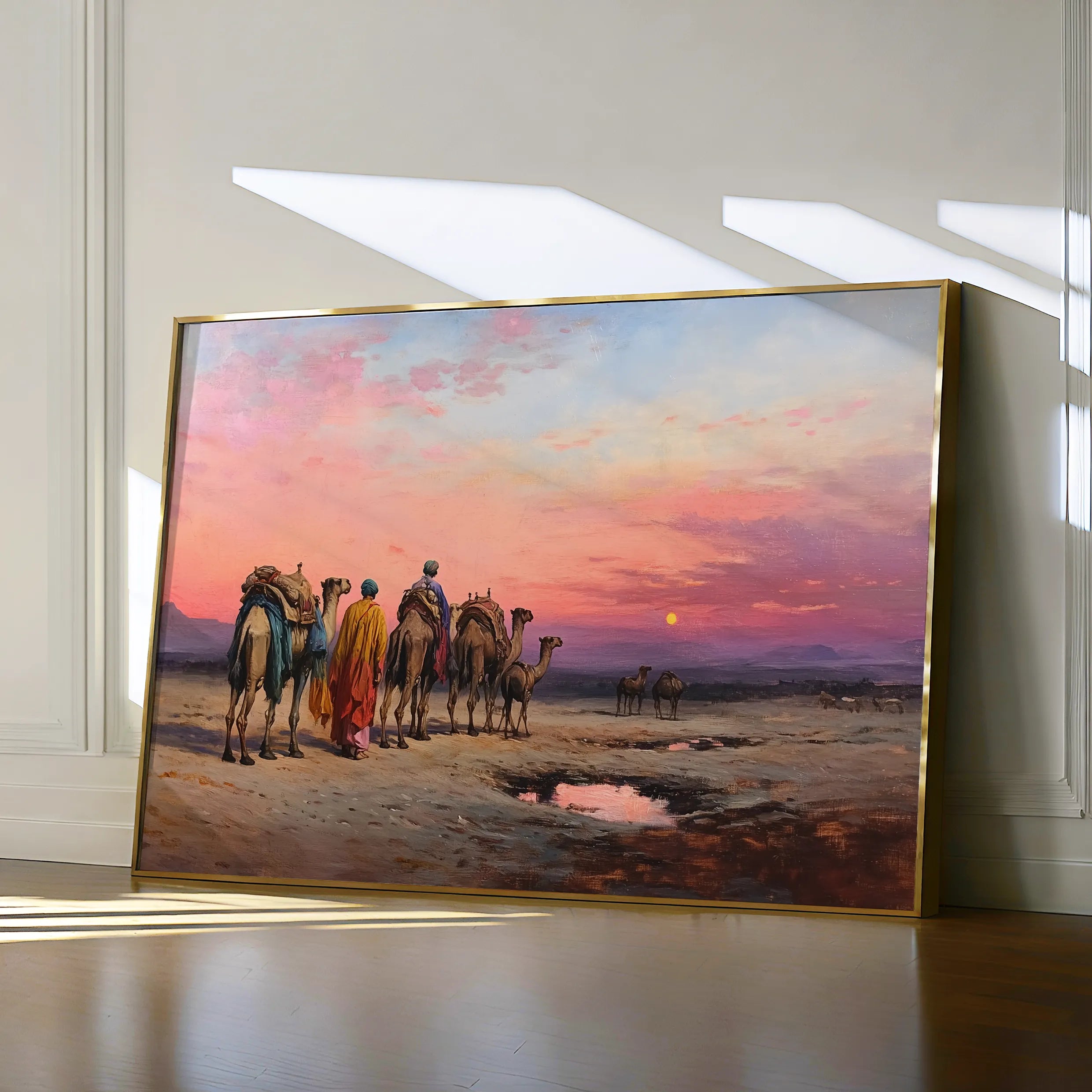 Orientalist 059 Canvas Art 18" x 24" / 45 x 60 cm / Black