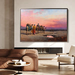 Orientalist 059 Canvas Art 18" x 24" / 45 x 60 cm / Black