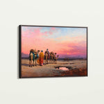 Orientalist 059 Canvas Art 18" x 24" / 45 x 60 cm / Black