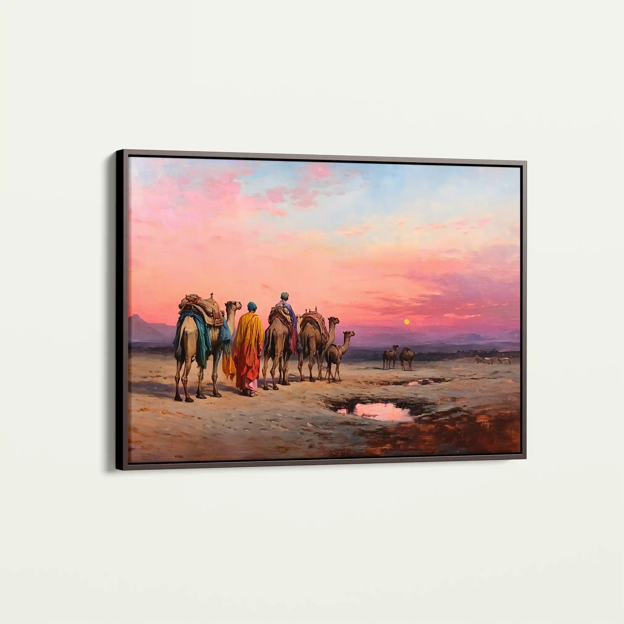 Orientalist 059 Canvas Art 60 x 40 cm / Black