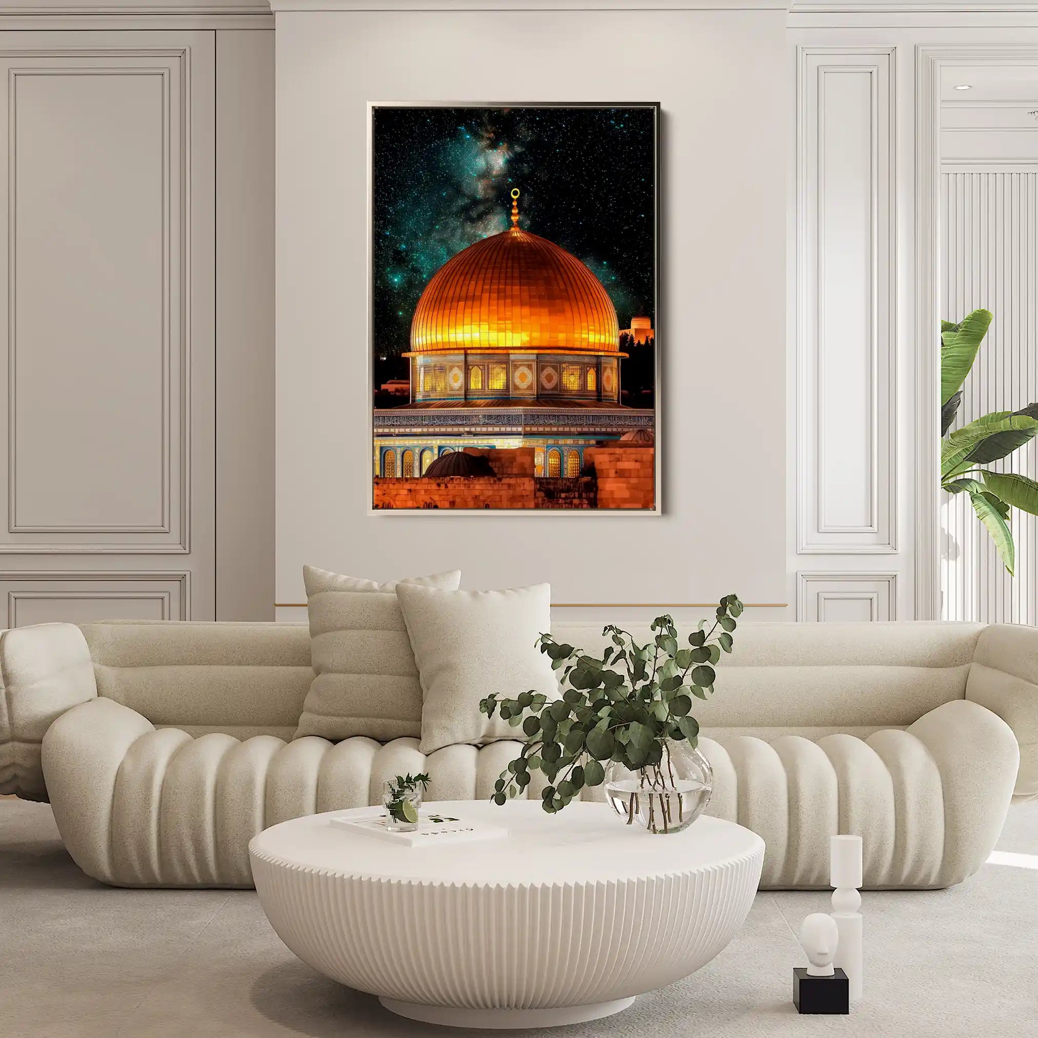 Palestine 059 Canvas Art 60 x 40 cm / Black