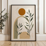 Boho 060 Canvas Art 18" x 24" / 45 x 60 cm / Black