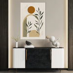 Boho 060 Canvas Art 18" x 24" / 45 x 60 cm / Black