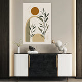 Boho 060 Canvas Art 18" x 24" / 45 x 60 cm / Black