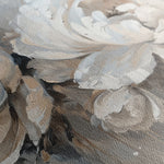 Floral 060 Canvas Art 18" x 24" / 45 x 60 cm / Black