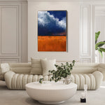 Landscape 060 Canvas Art 18" x 24" / 45 x 60 cm / Black