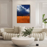 Landscape 060 Canvas Art 18" x 24" / 45 x 60 cm / Black