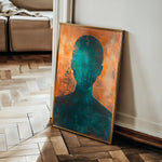 Portrait 060 Canvas Art 18" x 24" / 45 x 60 cm / Black