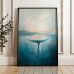Animals 061 Canvas Art 18" x 24" / 45 x 60 cm / Black