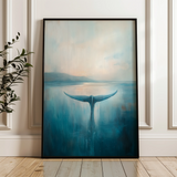 Animals 061 Canvas Art 18" x 24" / 45 x 60 cm / Black