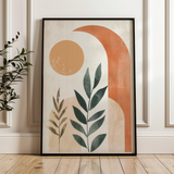 Boho 061 Canvas Art 18" x 24" / 45 x 60 cm / Black