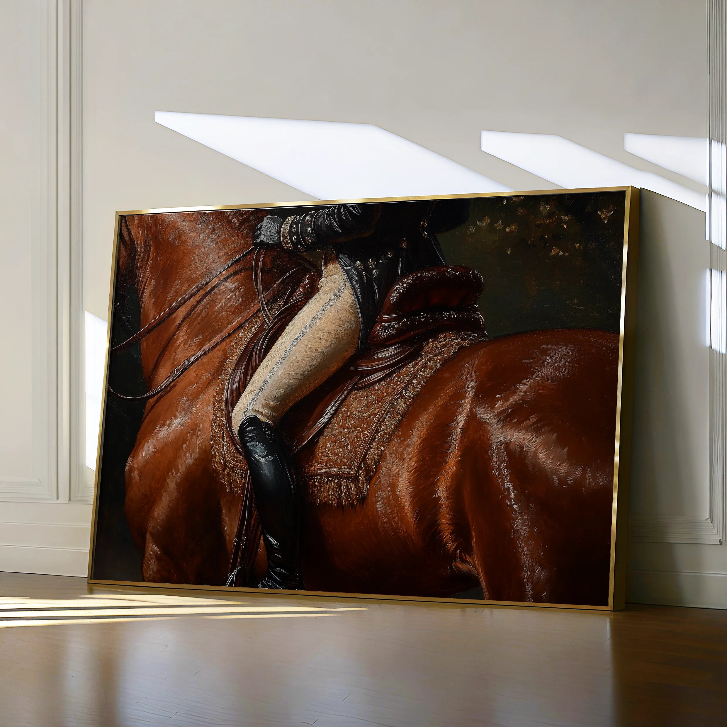 Classic 061 Canvas Art 18" x 24" / 45 x 60 cm / Black