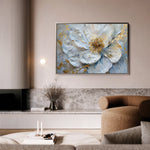 Floral 061 Canvas Art 18" x 24" / 45 x 60 cm / Black