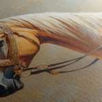 Horses 061 Canvas Art 18" x 24" / 45 x 60 cm / Black