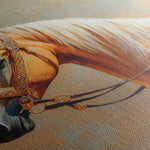 Horses 061 Canvas Art 60 x 40 cm / Black