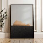 Landscape 061 Canvas Art 18" x 24" / 45 x 60 cm / Black