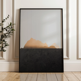 Landscape 061 Canvas Art 18" x 24" / 45 x 60 cm / Black