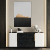 Landscape 061 Canvas Art 18" x 24" / 45 x 60 cm / Black
