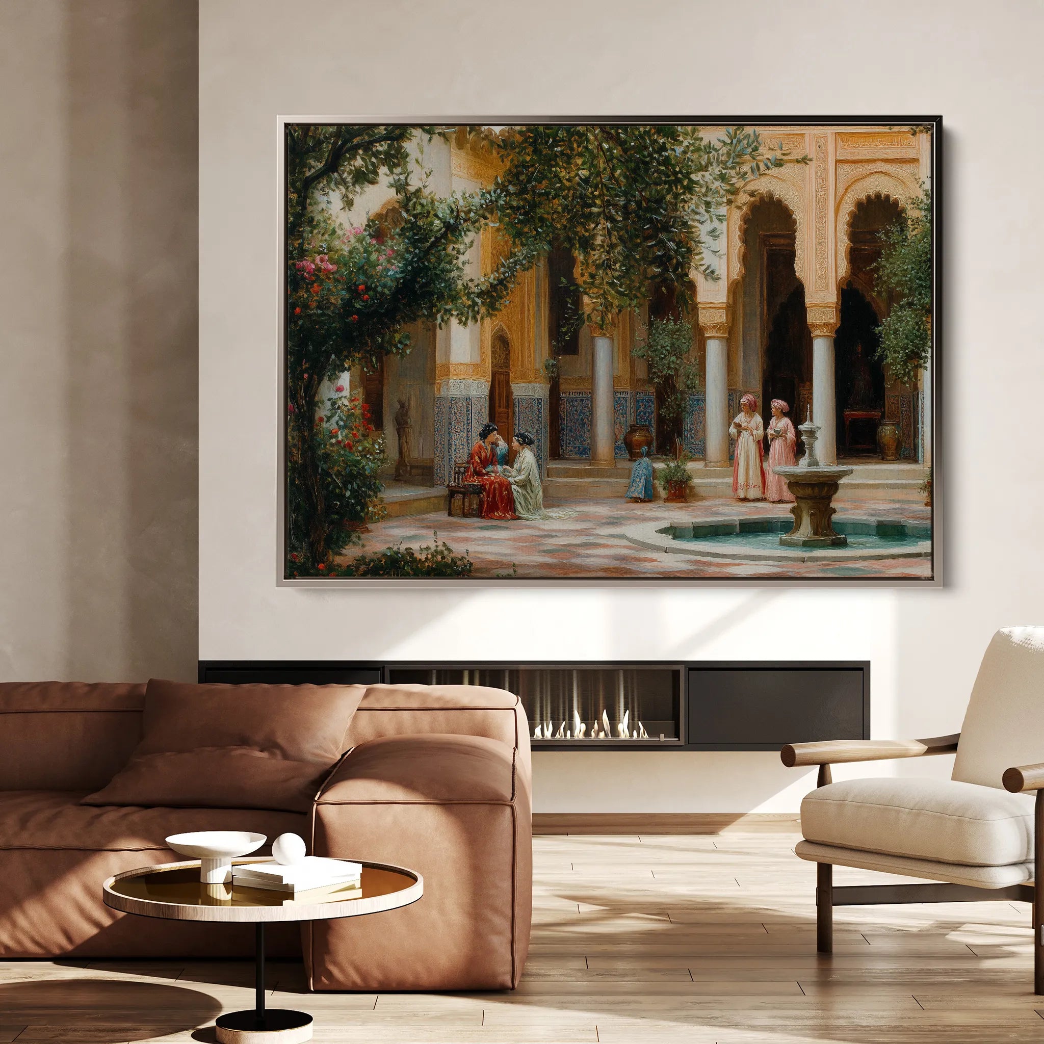 Orientalist 061 Canvas Art 18" x 24" / 45 x 60 cm / Black