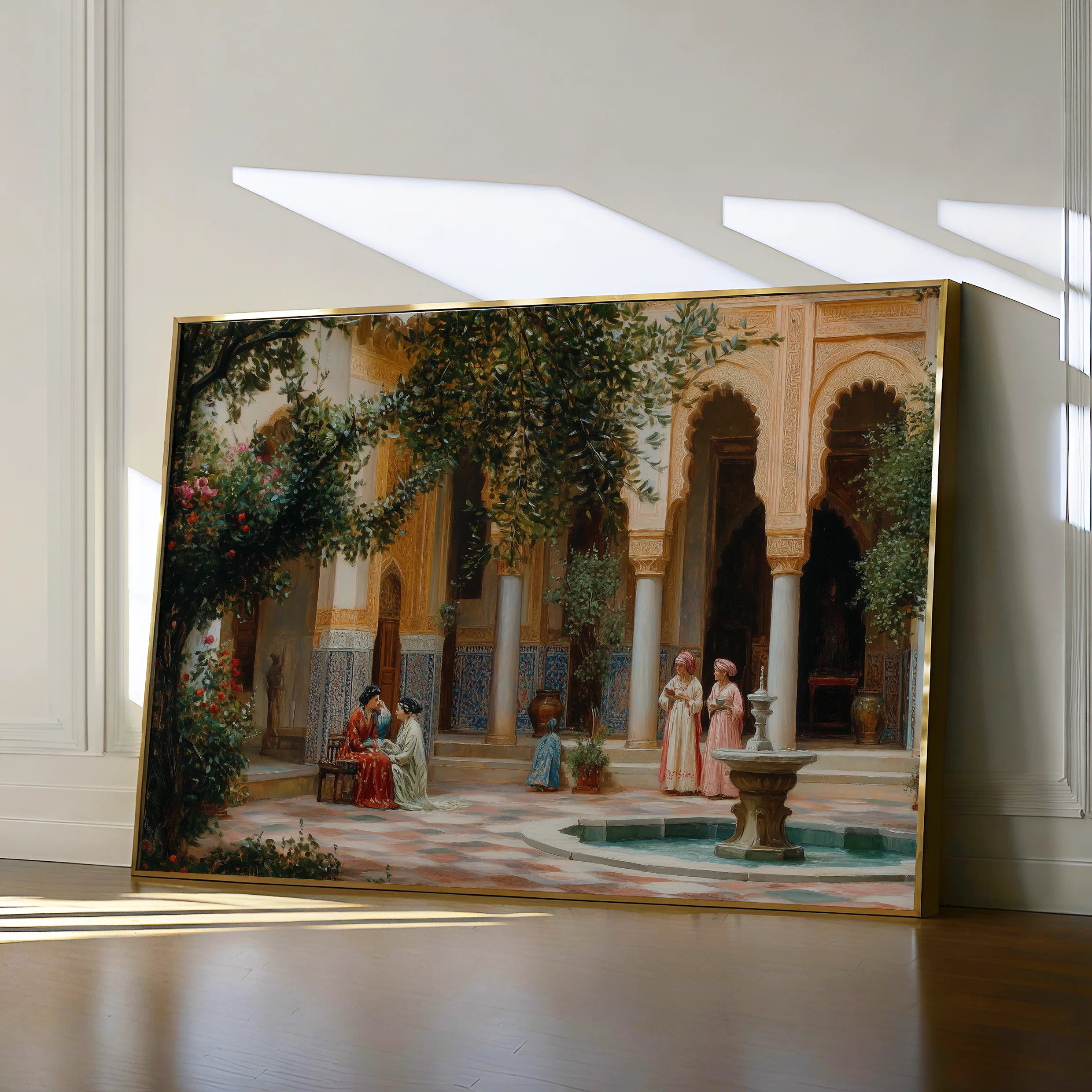 Orientalist 061 Canvas Art 18" x 24" / 45 x 60 cm / Black