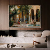 Orientalist 061 Canvas Art 18" x 24" / 45 x 60 cm / Black