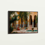 Orientalist 061 Canvas Art 18" x 24" / 45 x 60 cm / Black
