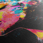 Portrait 061 Canvas Art 18" x 24" / 45 x 60 cm / Black