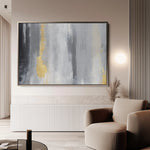 Abstract 062 Canvas Art 18" x 24" / 45 x 60 cm / Black
