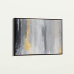 Abstract 062 Canvas Art 18" x 24" / 45 x 60 cm / Black