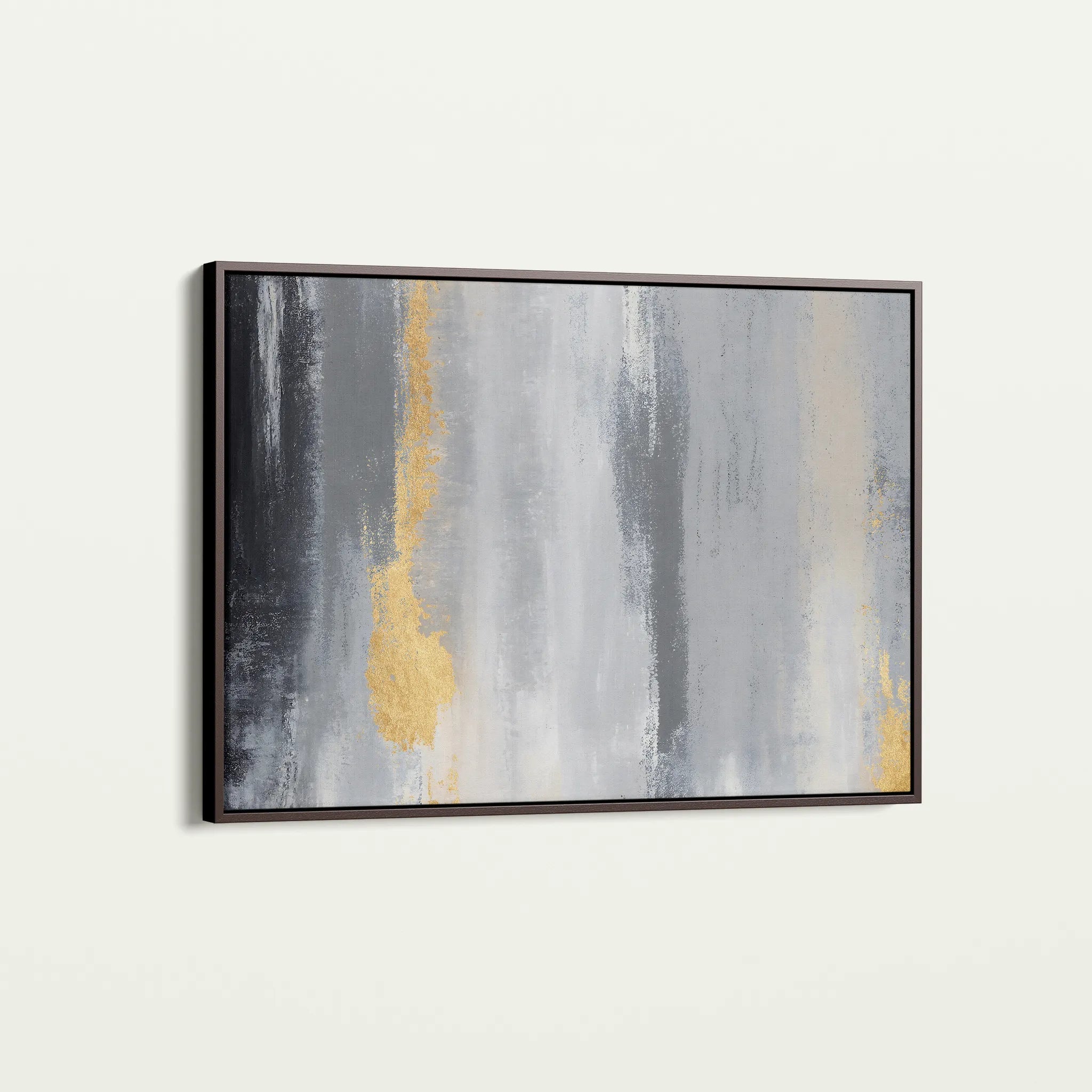 Abstract 062 Canvas Art 18" x 24" / 45 x 60 cm / Black