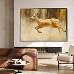 Animals 062 Canvas Art 18" x 24" / 45 x 60 cm / Black