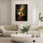 Classic 062 Canvas Art 18" x 24" / 45 x 60 cm / Black