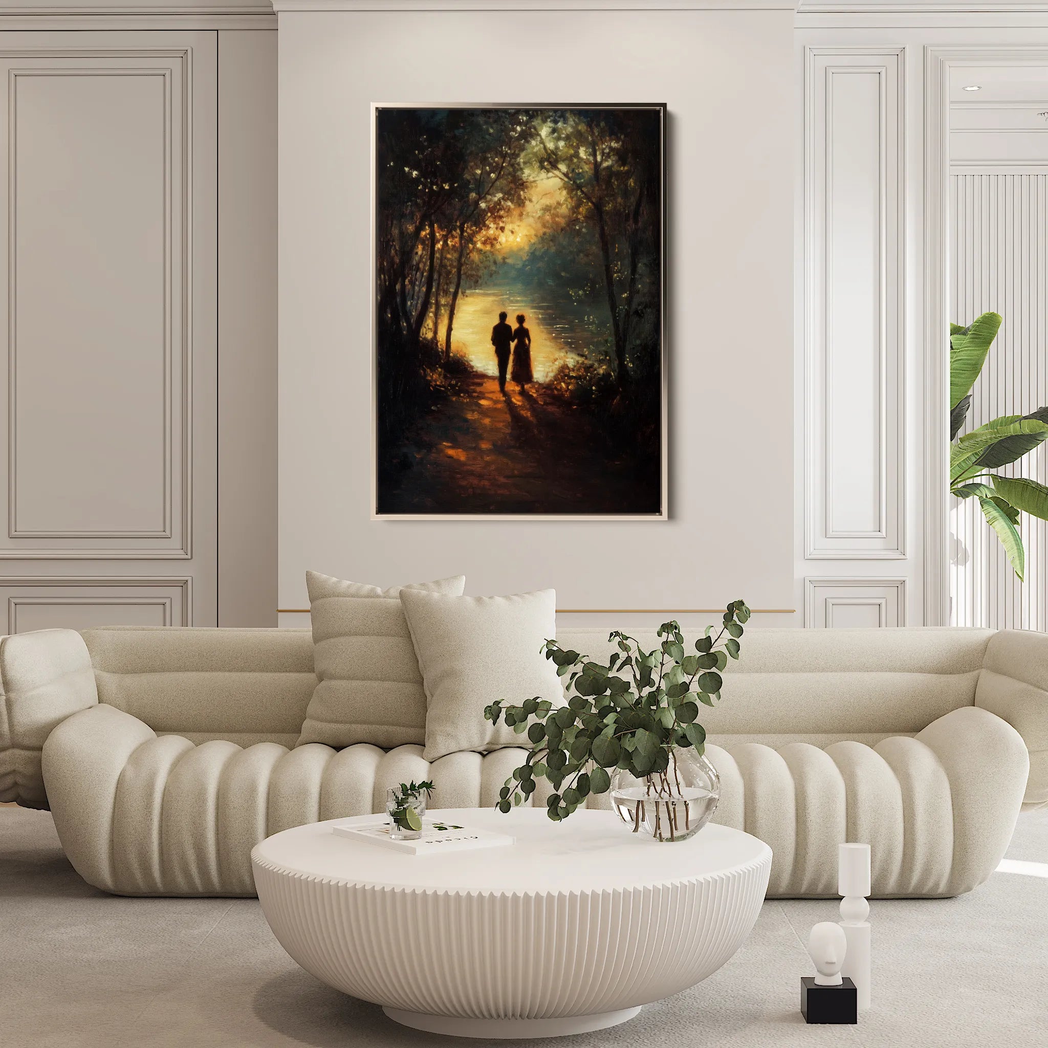 Classic 062 Canvas Art 18" x 24" / 45 x 60 cm / Black