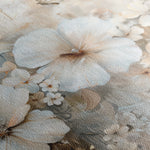 Floral 062 Canvas Art 18" x 24" / 45 x 60 cm / Black