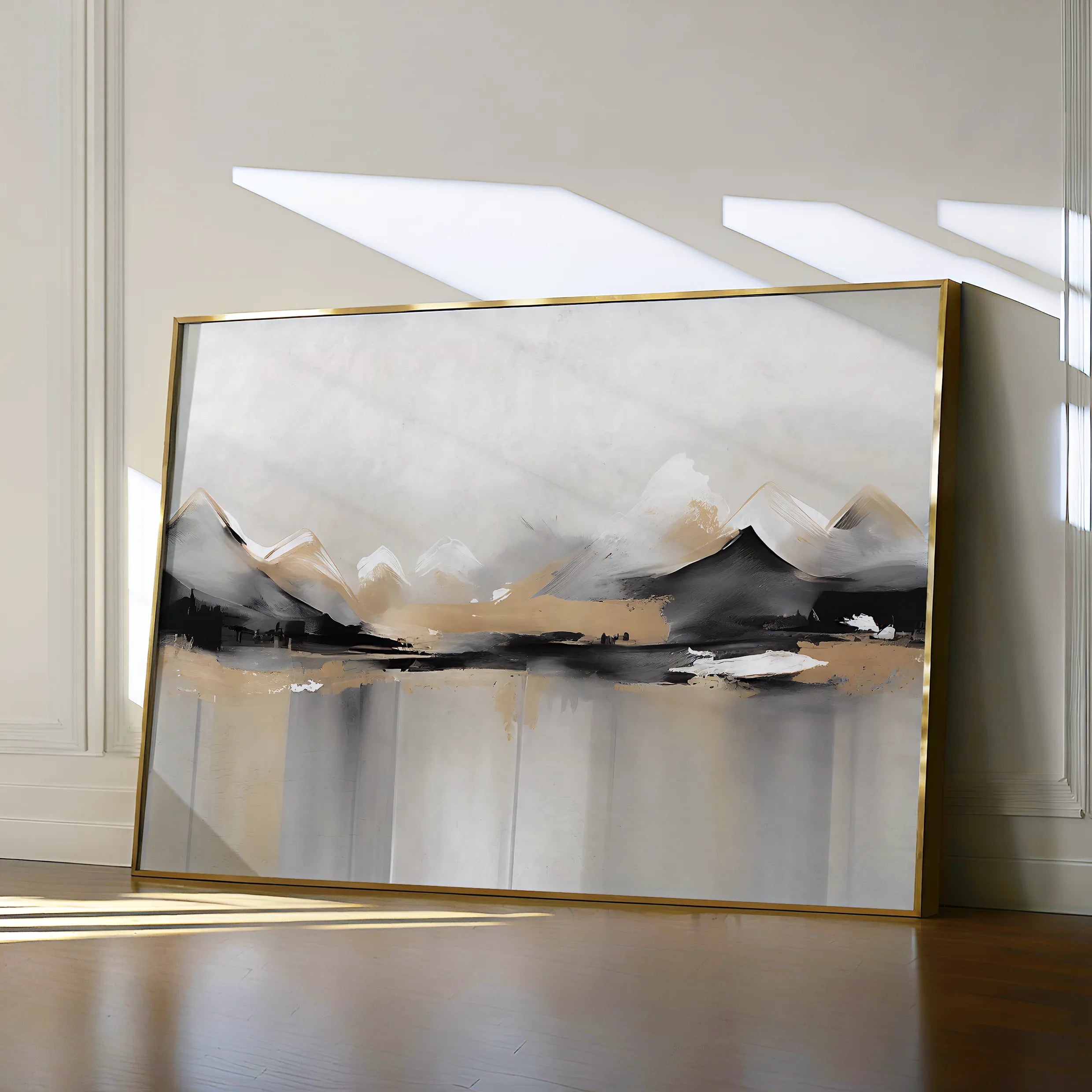 Landscape 062 Canvas Art 18" x 24" / 45 x 60 cm / Black