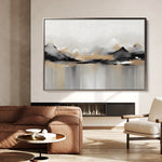 Landscape 062 Canvas Art 18" x 24" / 45 x 60 cm / Black