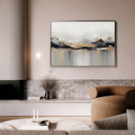 Landscape 062 Canvas Art 18" x 24" / 45 x 60 cm / Black