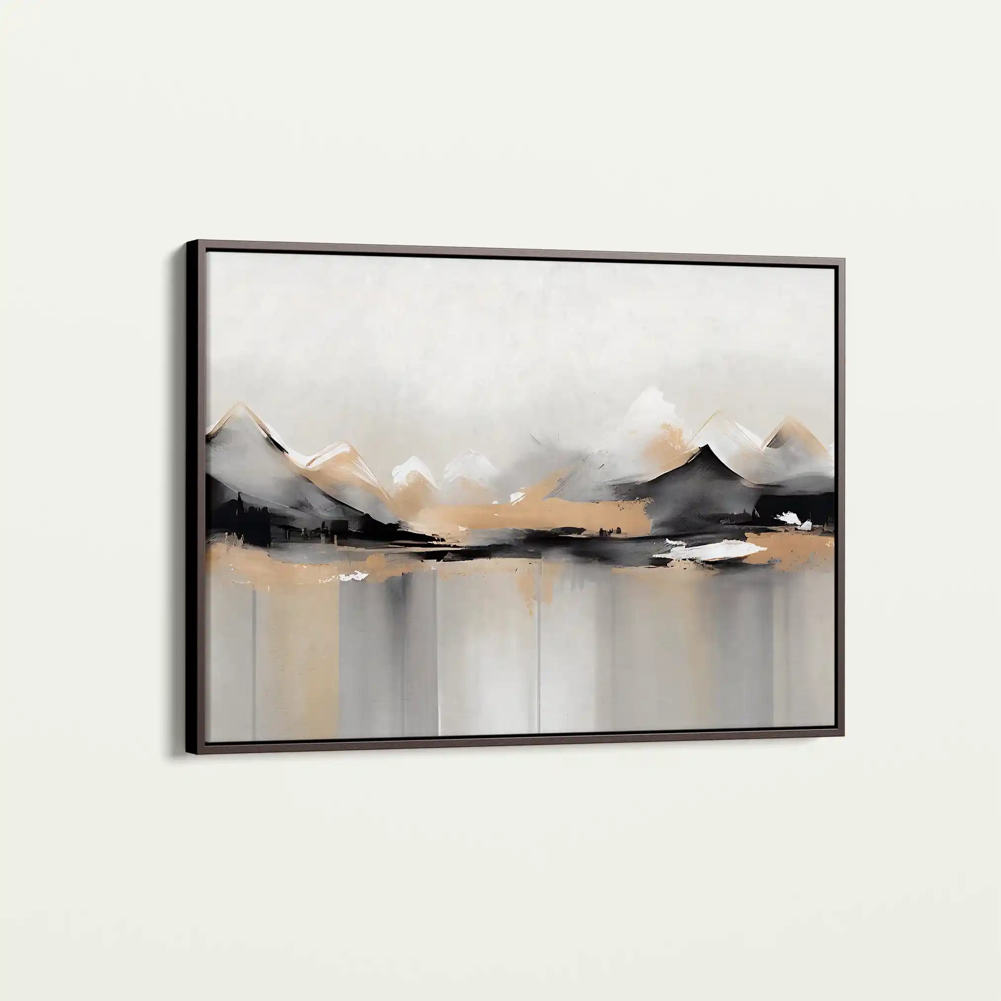 Landscape 062 Canvas Art 60 x 40 cm / Black